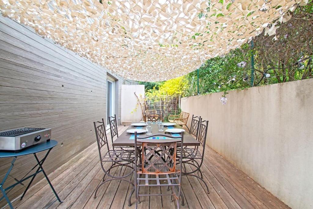 Le P'Tit Rimbaud, 6 Pers, Parking Prive, Jardin,Wifi Apartment Montpellier Exterior photo